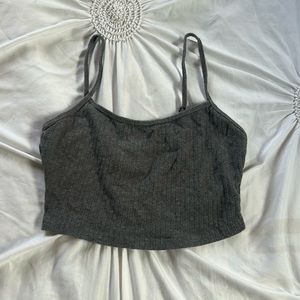 Cute gray cop top